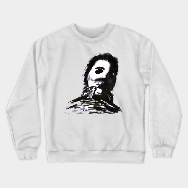 Michael Myers paint and brush Crewneck Sweatshirt by DougSQ